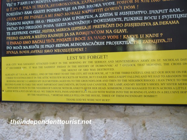 Dubrovnik War Croatia