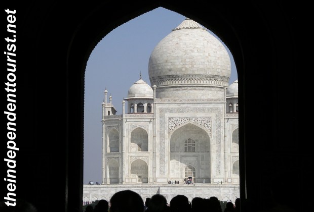 View of Taj Mahal.