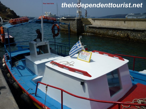Boat to Nea Kameni Island_Santorini