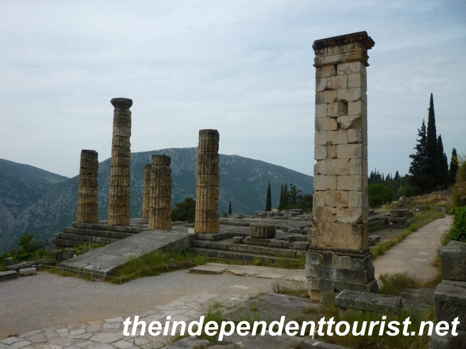 Temple of Apollo, Delphi, Greece.