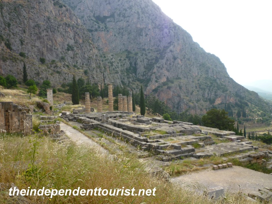Temple of Apollo, Delphi, Greece.