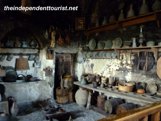 Kitchen, Great Meteron, Meteora, Greece.