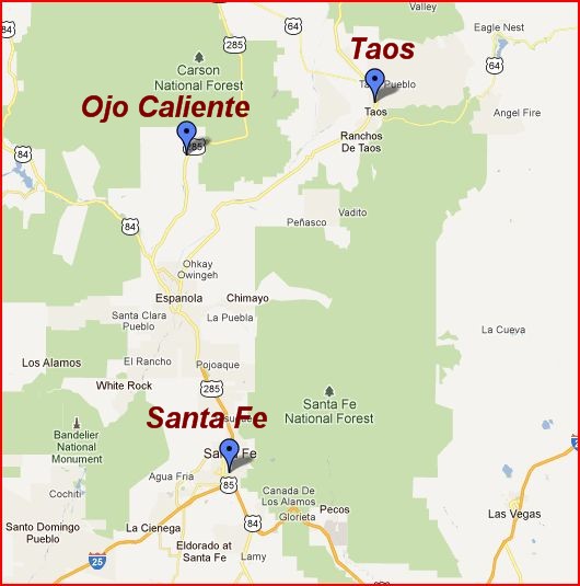 Taos Map