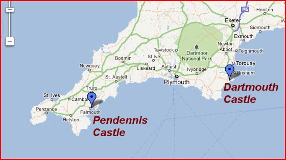 Pendennis & Dartmouth Castles