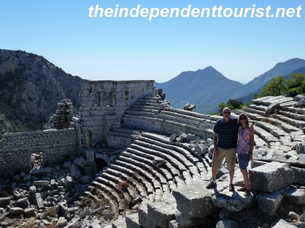 A view of the theater at Termessos.
