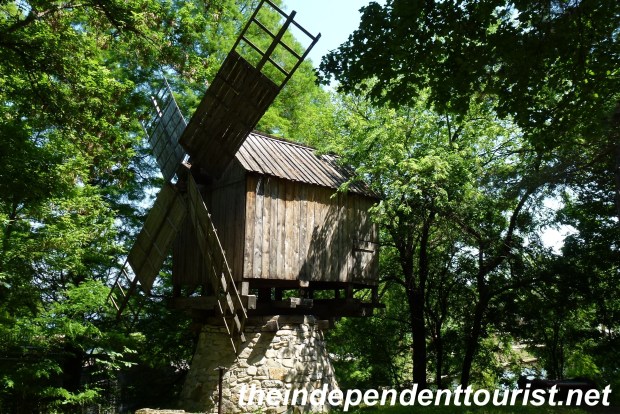 I didn't know that windmills were pretty common in southern Romania in medieval times.