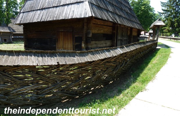 Note the intracate fence design - a lot of work if you had a large farm!