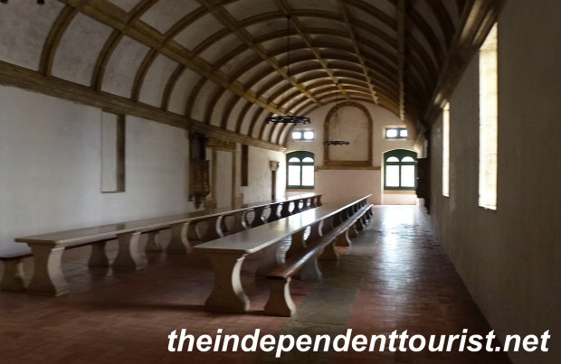 The refectory was finished between 1535 – 1536 by King João III, reserved for reading during meal times.