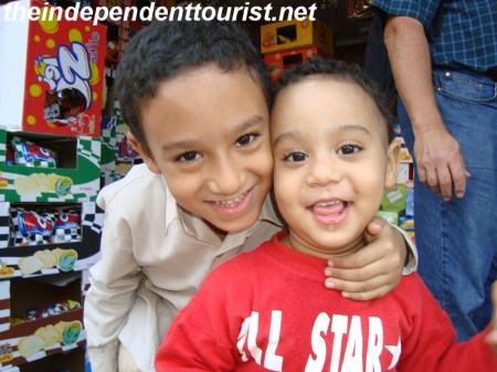 Cute Egyptian children.