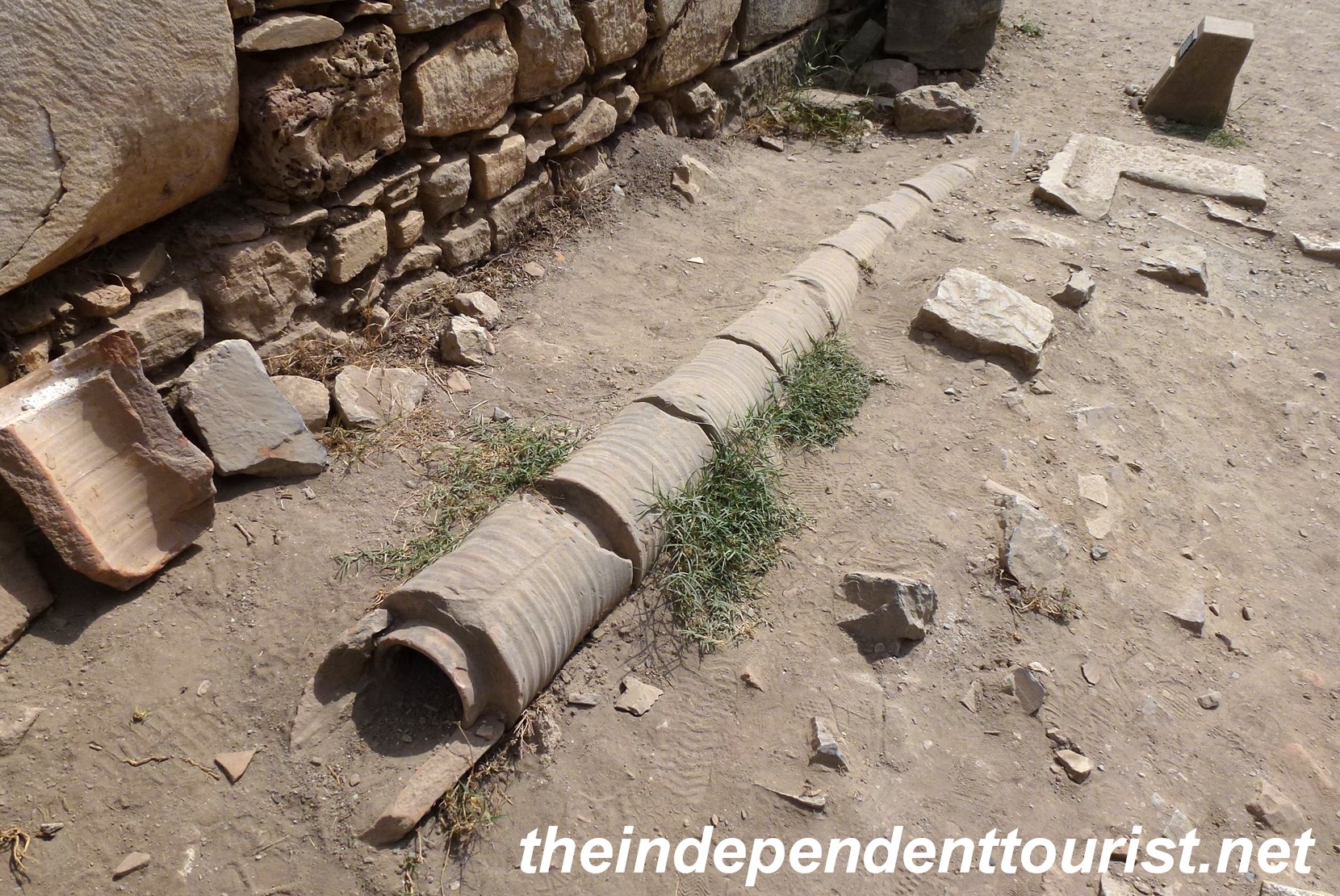 Part of Ephesus' plumbing system - must have taken some engineering to get hot and cold water to those wealthy people!