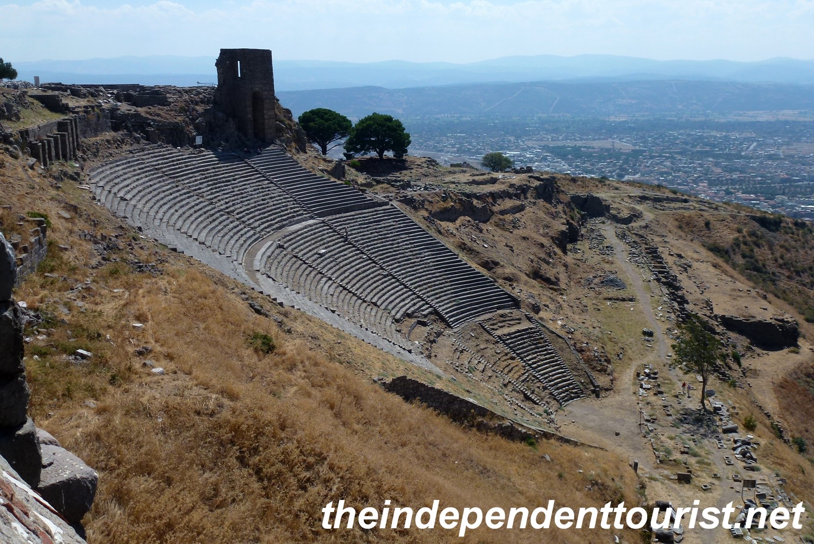 The theater at Pergamum. It could seat 10,000 people.