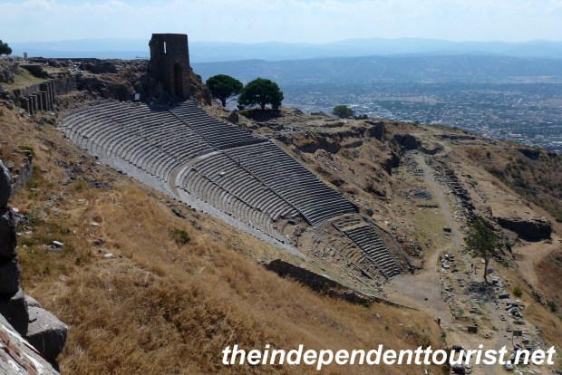 The theater at Pergamum. It could seat 10,000 people.