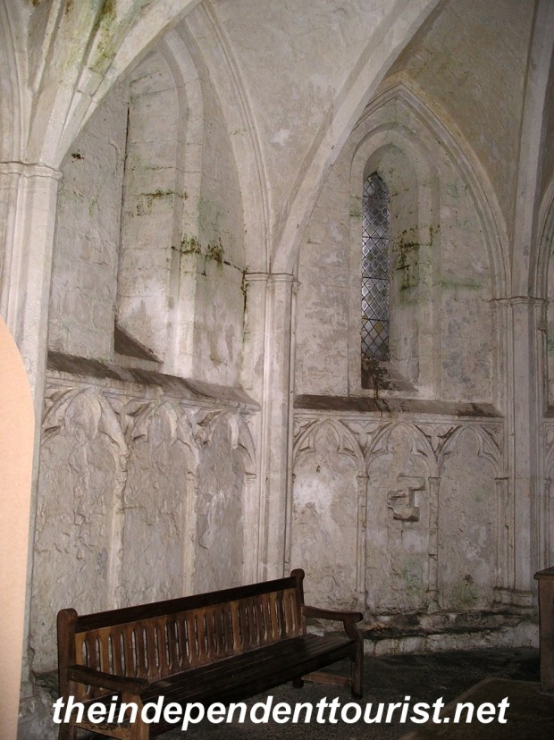 The chapel at Beaumaris Castle.