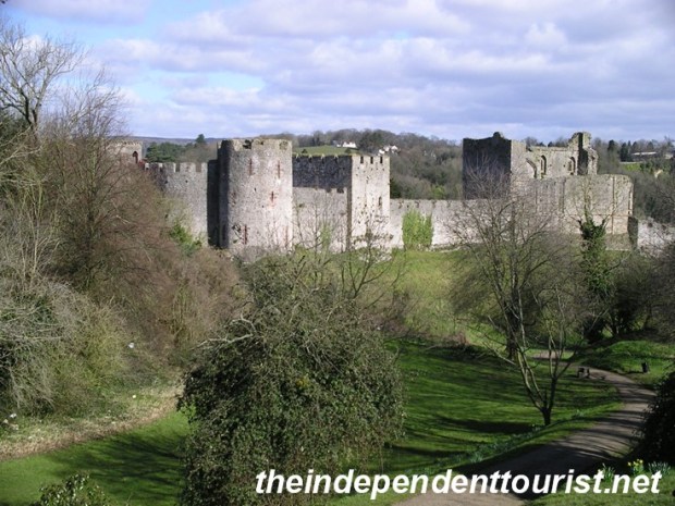 Another view of Chepstow Castle.