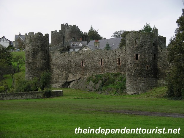 The walls surrounding the town of Conwy.