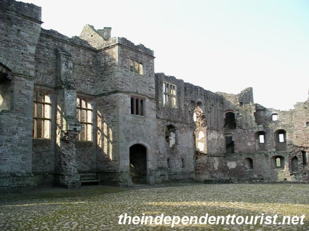The Pitched Stone court at Raglan. It was the domain of the household staff--containing kitchens, pantries, and offices.