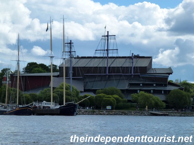 The Vasa museum, right on Stockholm's harbor.