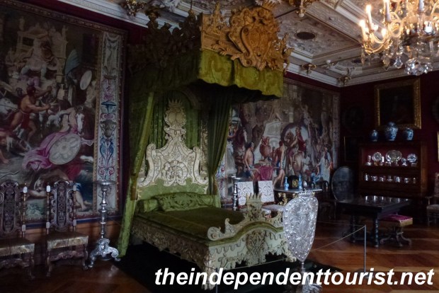 Bedroom chamber at Fredriksborg Castle.