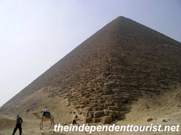 The Red Pyramid - picture perfect with a camel!