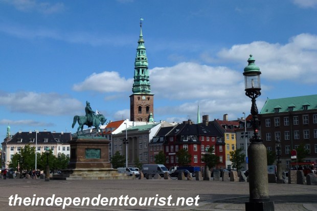 Christiansborg Plaza, near the Palace.