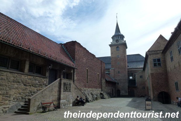 Courtyard of Akershus Fortress.