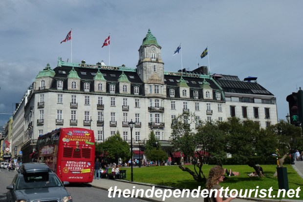 The Grand Hotel in Oslo. Where winners of the Nobel Peace Prize stay when receiving their awards.