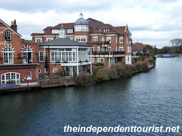 A view of the Thames River in Windsor.
