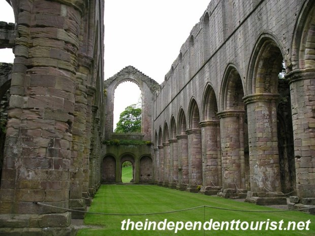 The main nave of Fountains church.