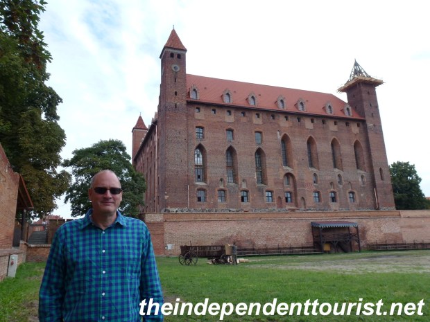 Exterior of Gniew Castle.