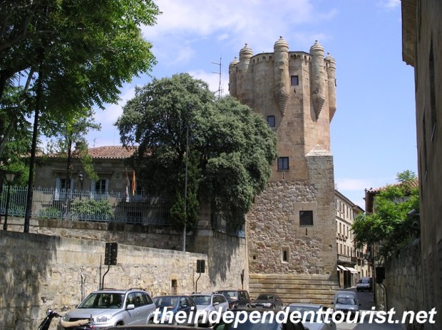 The Torre del Clavero (15th century) in old Salamanca.