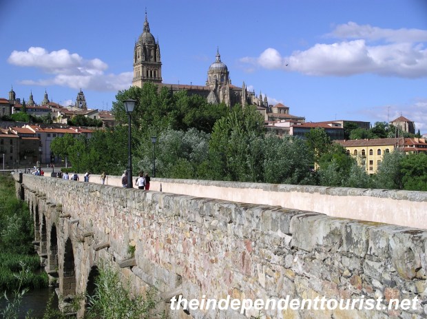 The 1st century AD Roman Bridge in Salamanca.