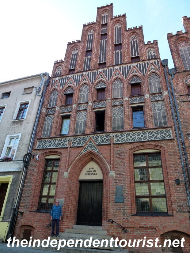 Nicolaus Copernicus' house in the center of Toruń.