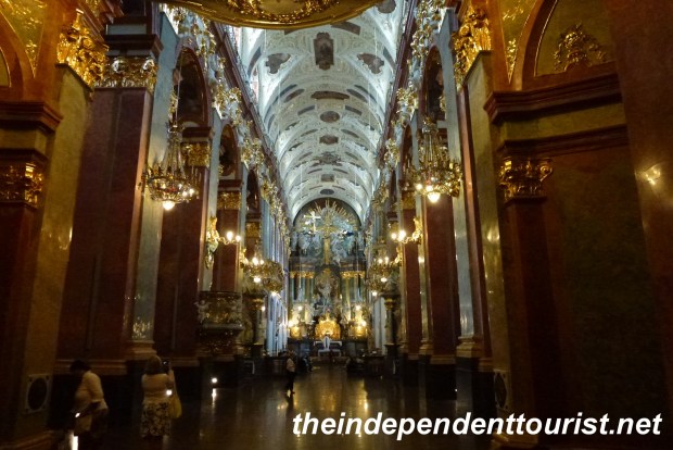 The Baroque Basilica at the Jasna Góra Monastery.