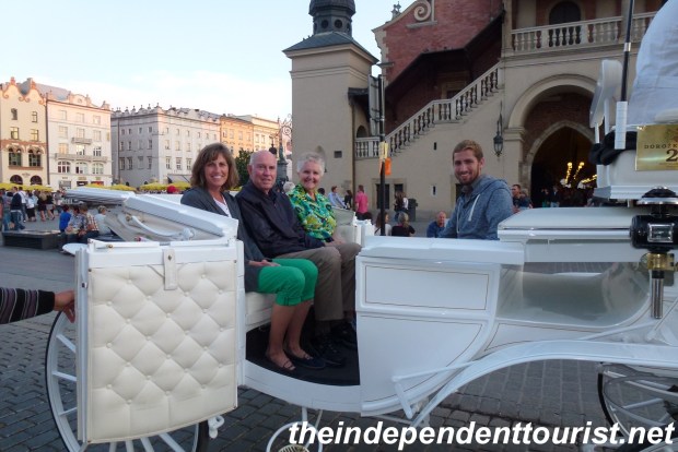 Getting ready for our ride.