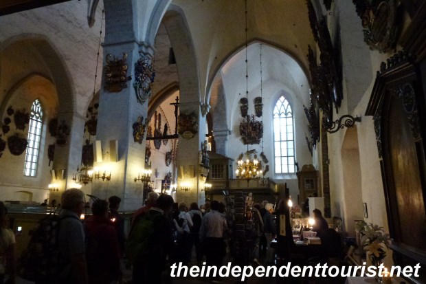 The interior of the Cathedral of St. Mary.