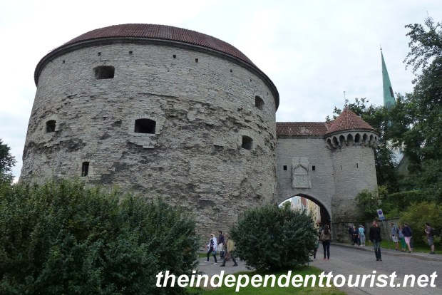 Fat Margaret (or Stout Margaret) Tower. This is the first sight most visitors see, the tower guards a main entrance into the Old Town and is now a Maritime museum.
