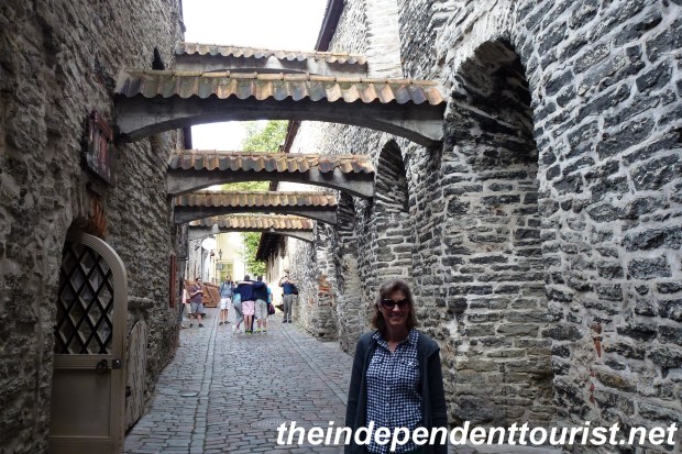 St. Catherine's Passage, one of Tallinn's most picturesque streets and home to St. Catherine's Guild, a collection of craft workshops housed in 15th -17th century rooms.