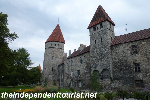Part of the Old Town towers and walls, an area called Towers Square.