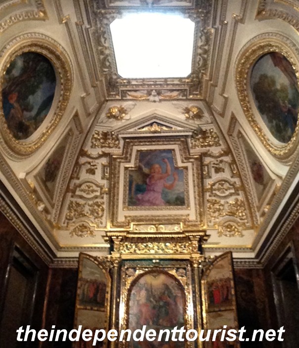 One of the ceilings in Wawel Castle.