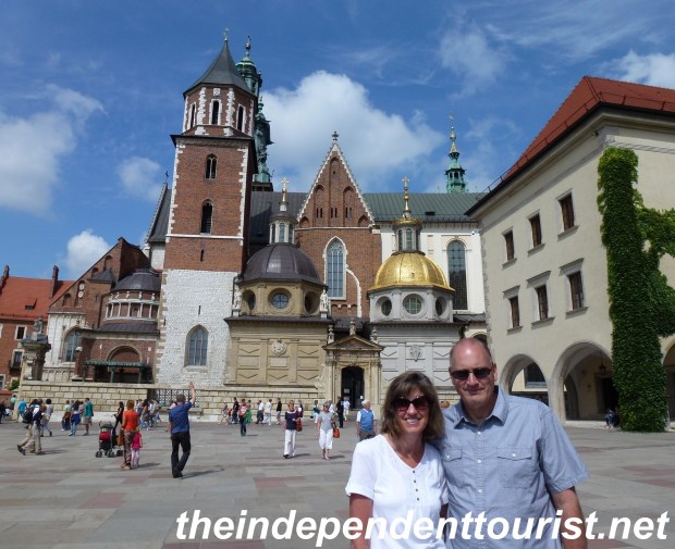 The exterior of Wawel Cathedral has a number of interesting facades.