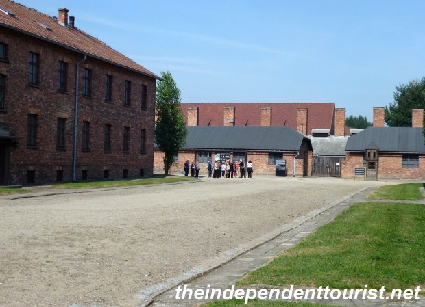 In the center of this area, the SS officer in charge of the roll-call would receive reports of the prisoners present. If anyone was missing, the prisoners would have to stand at attention until the SS were satisfied, regardless of the weather and sometimes for 12 hours or more.