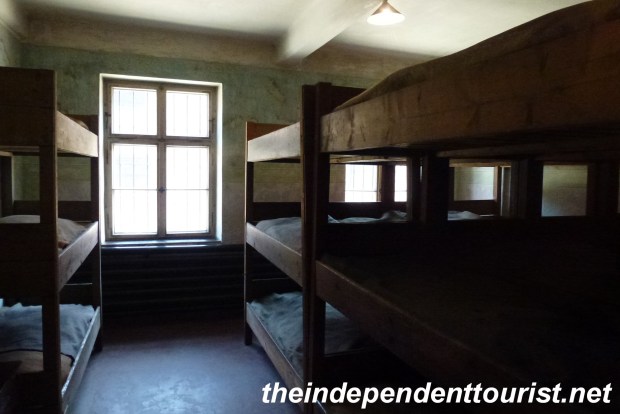 The crammed barracks. Sometimes 200 people were crowded into rooms mean to house 40 or 50 people.