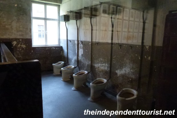 Lavatories at Auschwitz I.