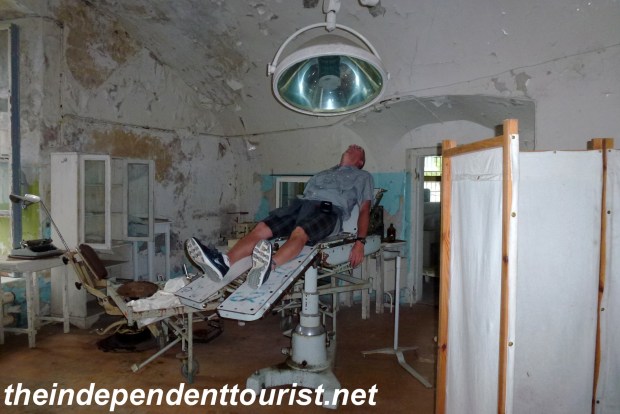 The infirmary - I think I'll keep my own doctor and medical plan!