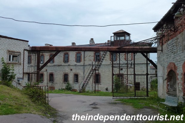 Another view of the prison grounds and buildings.
