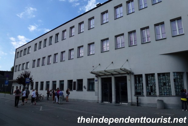 The front facade of Schindler's Factory.