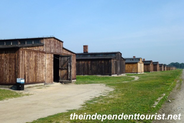 Most men where housed in these wooden barracks, some of which were horse stables originally.