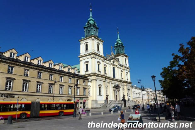 Church of the Holy Cross. It contains an urn with the remains of the heart of Frédéric Chopin, which was brought here from Paris after his death, according to his wishes.