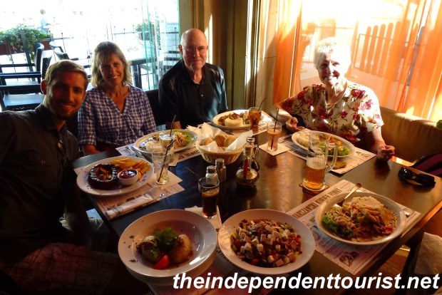 One of our delicious meals in Warsaw.