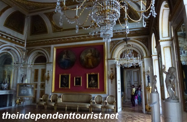 Interior view of the Palace on the Water.